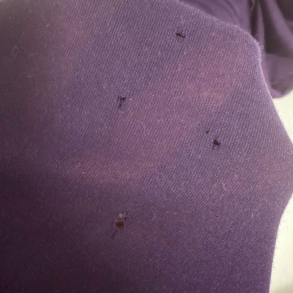 Barneys New York 100% Silk Purple Ruched Cowl Neck Midi Dress XS Draped - Picture 7 of 7